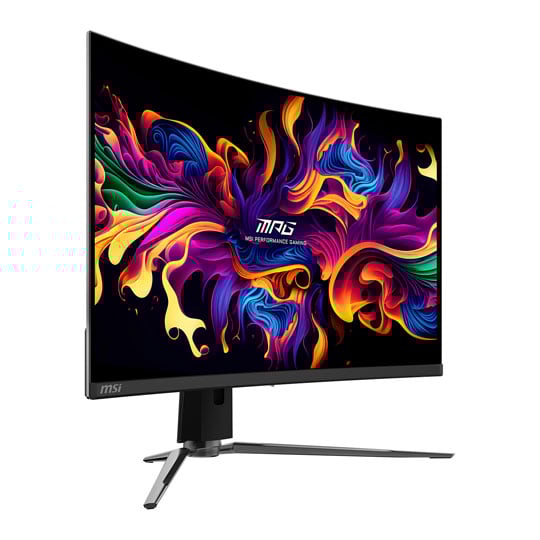 MSI 31.5" MPG 321CURX QD-OLED UHD 240Hz G-Sync Compatible Curved Monitor : image 2