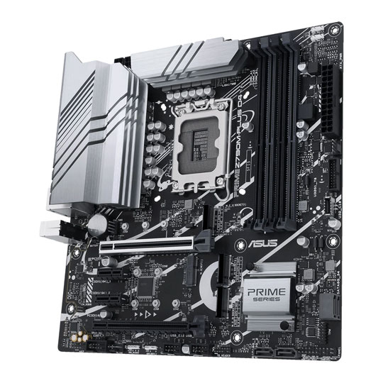 Refurbished ASUS PRIME Z790M-PLUS D4 DDR4 PCIe 5.0 MicroATX Motherboard : image 3