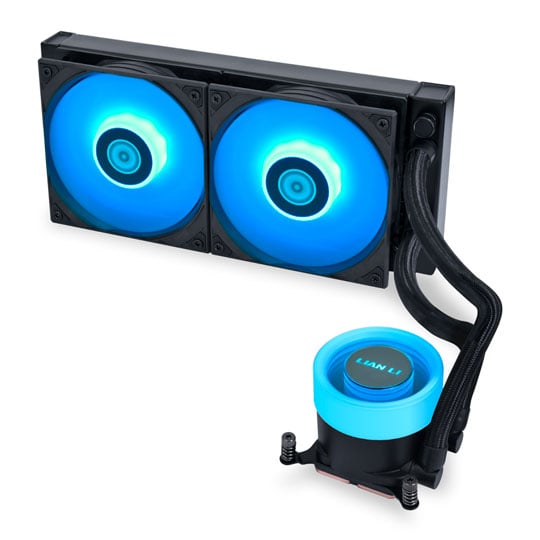 Lian Li GA II Lite 240 RGB 240mm Black All-in-One Liquid CPU Cooler