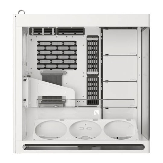 HAVN HS420 VGPU White Hybrid Dual Chamber Mid Tower Tempered Glass Chassis : image 2