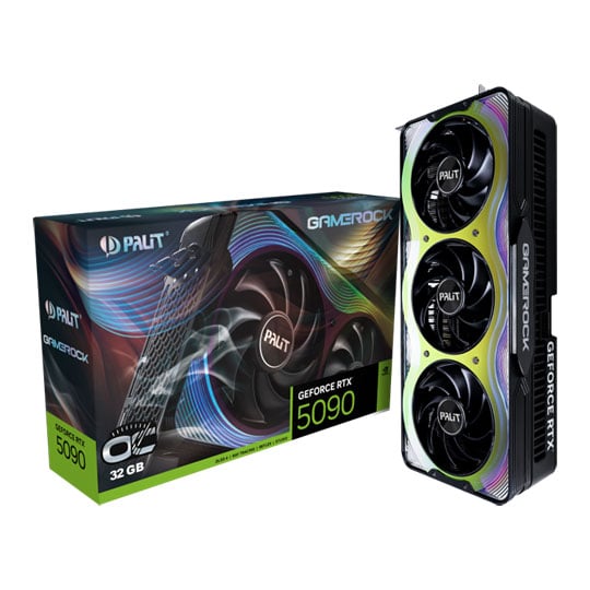 PALIT NVIDIA GeForce RTX 5090 32GB GAMEROCK OC Blackwell Graphics Card