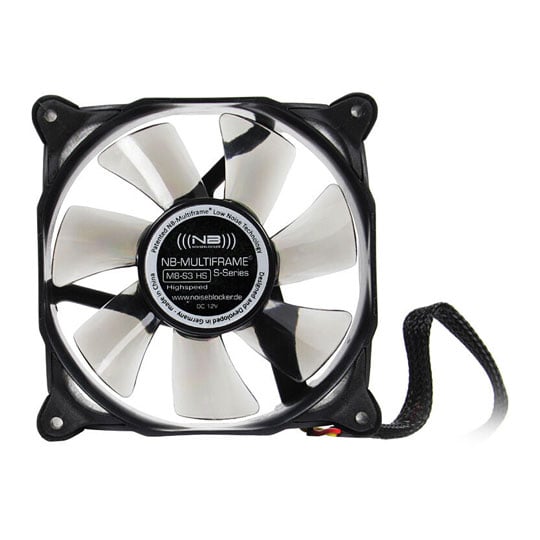 Noiseblocker Multiframe S-Series M8-3 HS 80mm Standalone Fan - 3-Pin Noiseblocker Multiframe S-Series M8-3 HS 80mm Standalone Fan - 3-Pin