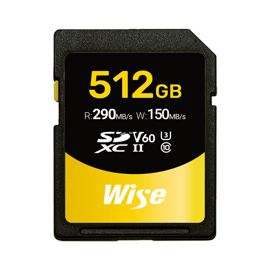 Wise SDXC UHS-II V60 Memory Card 512GB : image 2