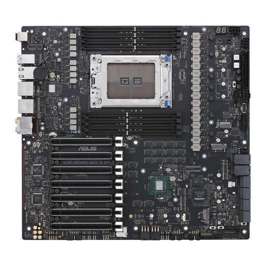 Open Box ASUS Pro WS WRX80E-SAGE SE WIFI II ATX Motherboard : image 2