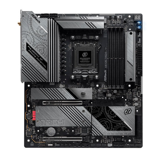 Refurbished ASRock AMD X870E Taichi lite AM5 DDR5 PCIe 5.0 E-ATX Motherboard : image 2