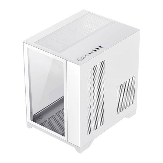 Refurbished GameMax Mini Infinity Tempered Glass White Micro-ATX PC Gaming Case : image 3