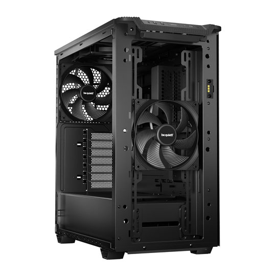 be quiet! Pure Base 501 DX Tempered Glass Window Black RGB Mid Tower PC Gaming Case : image 2