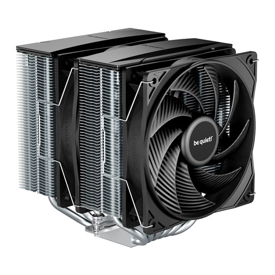 be quiet! BK041 Pure Rock Pro 3 Intel/AMD Silver Dual Tower Performance Air CPU Cooler : image 2