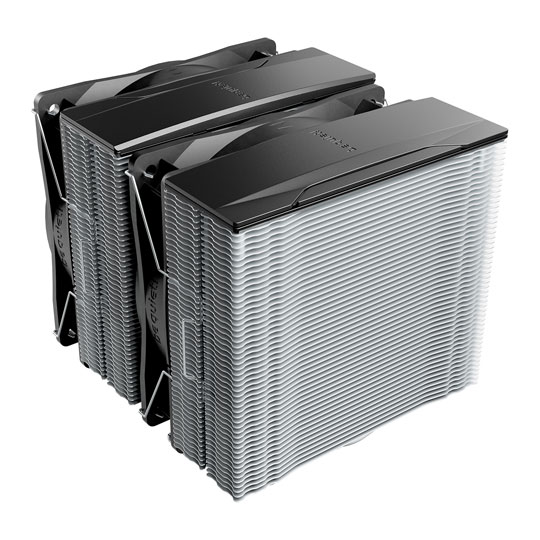 be quiet! BK041 Pure Rock Pro 3 Intel/AMD Silver Dual Tower Performance Air CPU Cooler : image 3