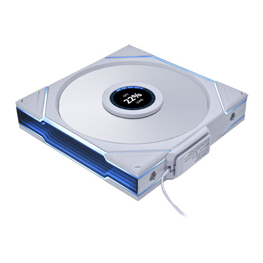 Lian Li UNI FAN TL LCD Wireless Reverse Blade 140mm ARGB PWM Fan White