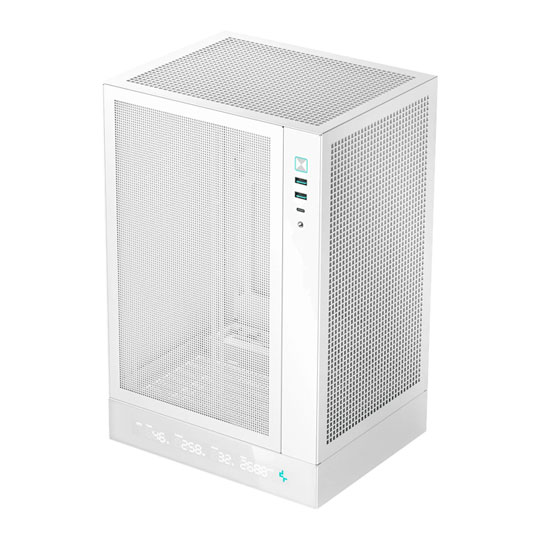 Refurbished DeepCool CH170 Digital White SFF MiniITX PC Gaming Case