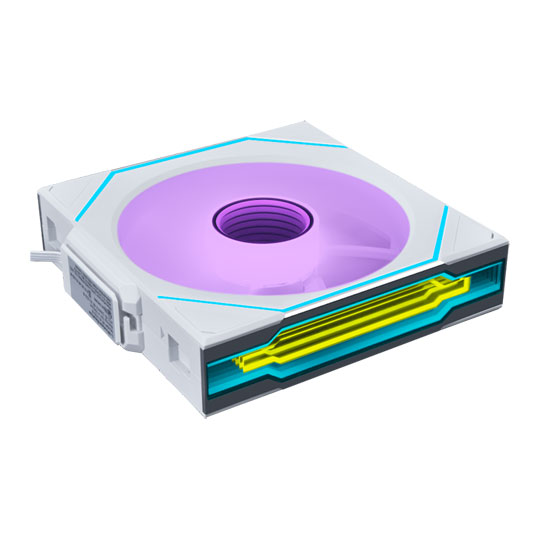 Lian Li UNI FAN SL Infinity Wireless 120mm ARGB PWM Fan White