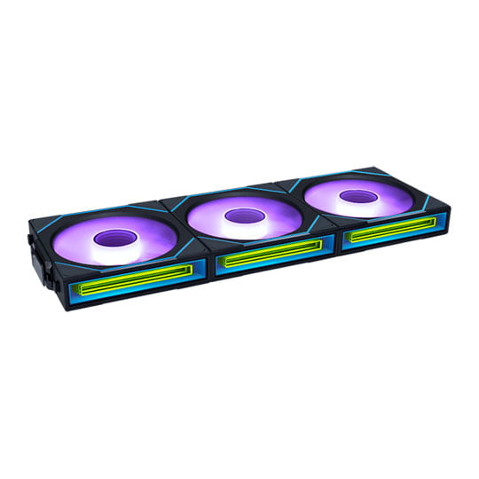 Lian Li UNI FAN SL Infinity Wireless Reverse Blade 120mm ARGB PWM Fan Black Triple Pack