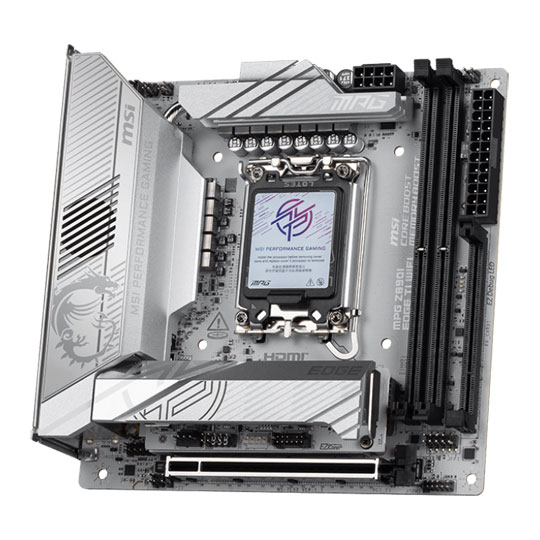 MSI MPG Z890I EDGE TI WiFI DDR5 PCIe 5.0 mITX Motherboard : image 3