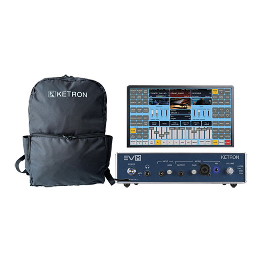 Ketron EVM Event Module, Bag and Touchscreen Bundle