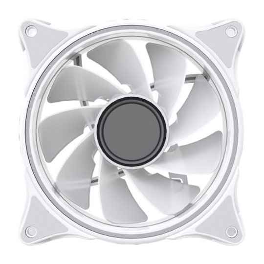 Vida Infinity01 Reverse Blade ARGB White Single 120mm PWM Fan : image 4