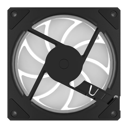 Vida Infinity02 Reverse Blade ARGB Black Single 120mm PWM Fan : image 4