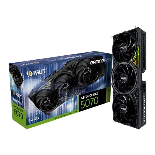 PALIT NVIDIA GeForce RTX 5070 12GB GamingPro Blackwell Graphics Card