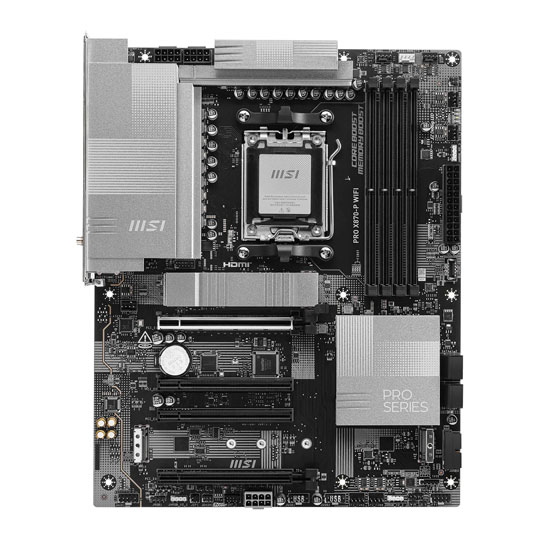 Refurbished MSI PRO X870-P WiFi AM5 DDR5 PCIe 5.0 ATX Motherboard : image 2