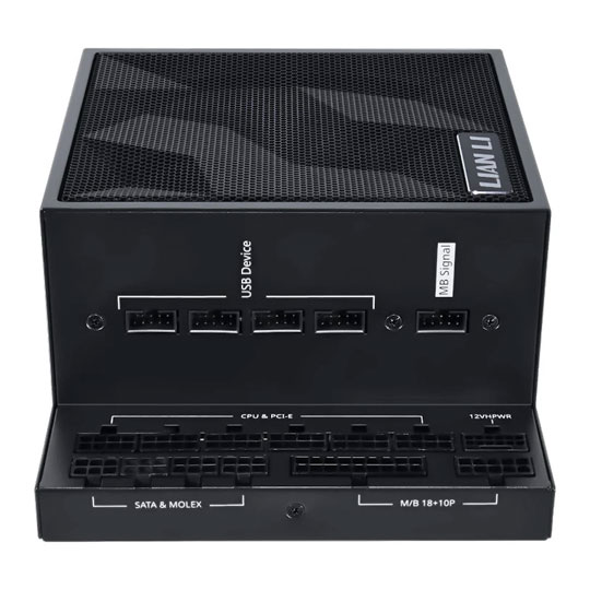 Refurbished Lian Li EDGE 1000 Watt Fully Modular 80+ Platinum PSU/Power Supply with USB 2.0 Hub : image 2