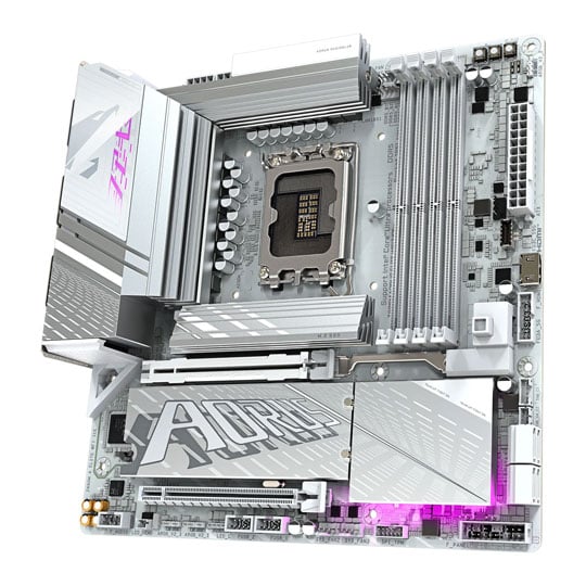 Refurbished Gigabyte Z890M AORUS ELITE WIFI7 ICE DDR5 PCIe 5.0 mATX Motherboard : image 3