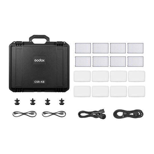 Godox C5R Knowled RGBWW LED Panel (8-Light Kit) : image 2