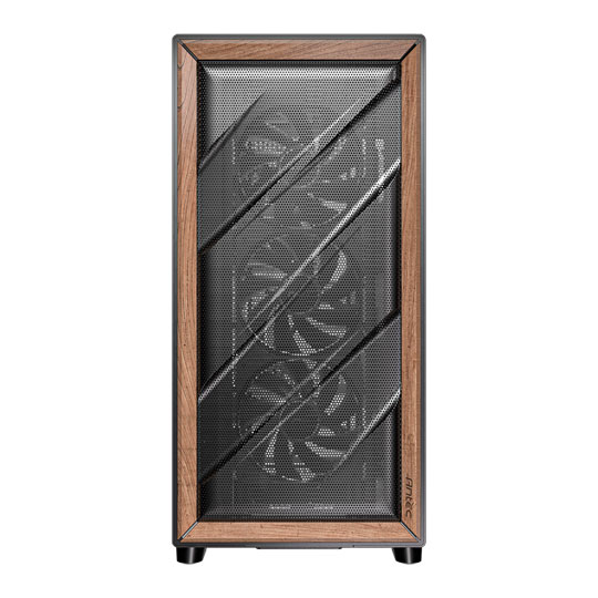 Antec Flux SE Mid Tower Sound Dampened Black/Walnut PC Gaming Case : image 3