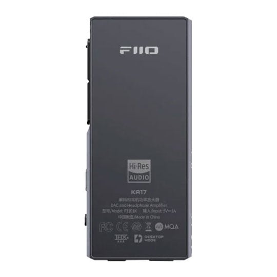 (Open Box) FiiO KA17 High End Dongle Amplifier with Dual ES9069 DACs - Black : image 3