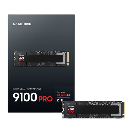 Samsung 9100 PRO 2TB PCIe 5.0 NVMe 2.0 M.2 SSD / Solid State Drive