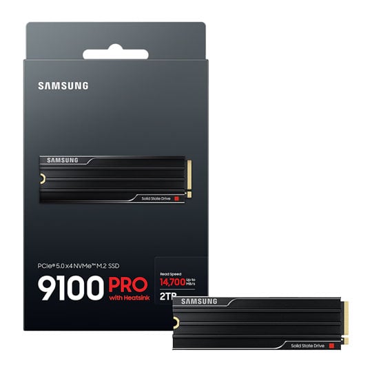 Samsung 9100 PRO 2TB with Heatink M.2 PCIe 5.0 NVMe 2.0 SSD/Solid State Drive : image 1