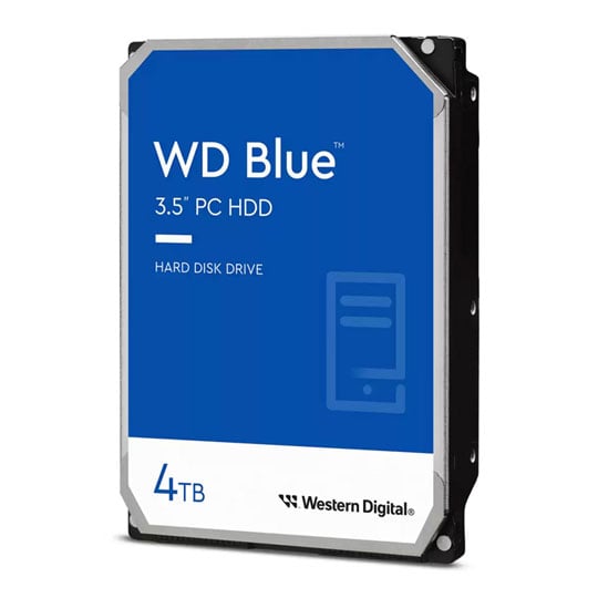 Refurbished Western Digital 4TB Blue 3.5” SATA HDD/Hard Drive : image 1