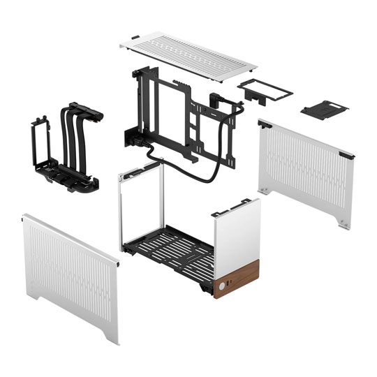 Open Box Fractal Design Terra Silver SFF Mini-ITX PC Gaming Case : image 4