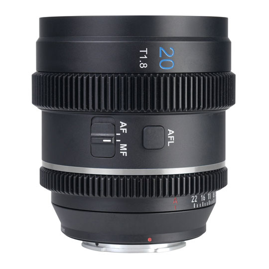 Sirui 20mm Autofocus T1.8 1.33x Anamorphic Lens, Blue Flare (M4/3 Mount) : image 2