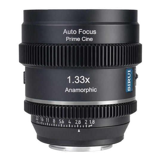 Sirui 20mm Autofocus T1.8 1.33x Anamorphic Lens, Blue Flare (Sony E Mount)