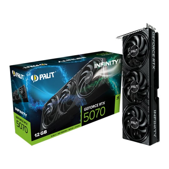 PALIT NVIDIA GeForce RTX 5070 12GB INFINITY 3 Blackwell Graphics Card
