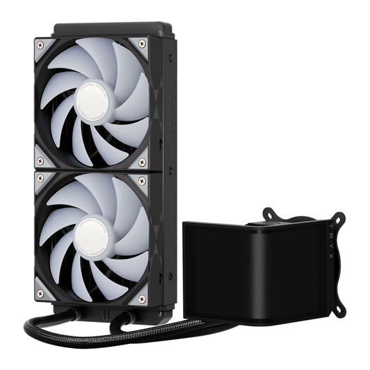 TRYX PANORAMA SE ARGB 240mm Black AIO CPU Liquid Cooler Intel AMD : image 3