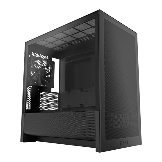 NZXT H3 Flow Tempered Glass Black Micro-ATX PC Gaming Case
