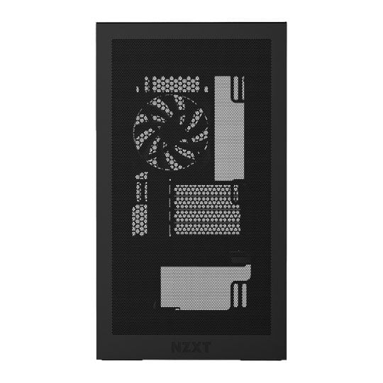NZXT H3 Flow Tempered Glass Black Micro-ATX PC Gaming Case : image 3