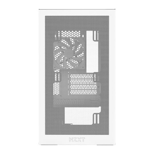 NZXT H3 Flow Tempered Glass White Micro-ATX PC Gaming Case : image 3
