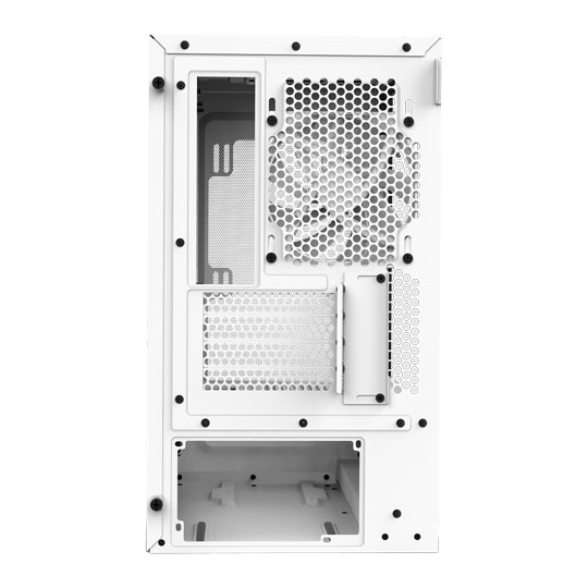 NZXT H3 Flow Tempered Glass White Micro-ATX PC Gaming Case : image 4