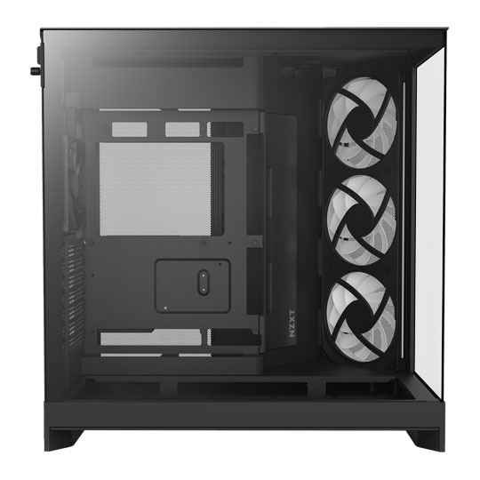 NZXT H9 Flow (2025) Tempered Glass Dual Chamber Mid Tower with 3 F140Q Fans White