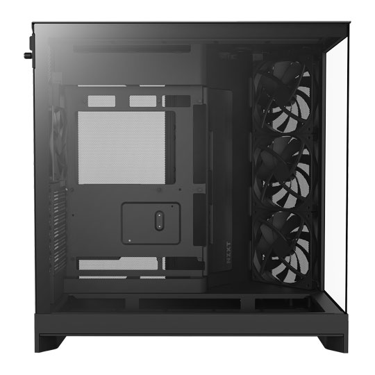 NZXT H9 Flow RGB+ (2025) Tempered Glass Dual Chamber Mid Tower with 2x F420 RGB Core and Hub White