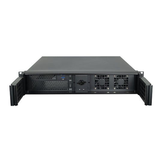 Inter-Tech IPC 2U-2098-SK 2U Server/Workstation Chassis with Lock & Key : image 2