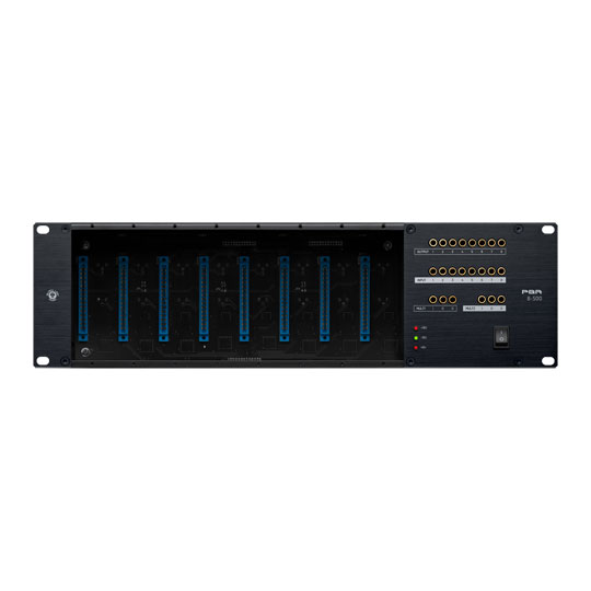 Black Lion Audio PBR 8-500 8-Slot Rack/PSU with Built-in Patchbay : image 3