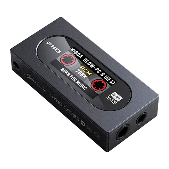 FiiO KA15 DAC and Headphone Amp - Black