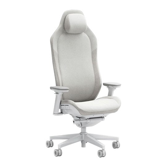 Open Box Fractal Refine Adjustable Gaming Chair Fabric Light