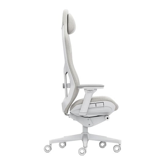 Open Box Fractal Refine Adjustable Gaming Chair Fabric Light : image 3