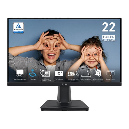 MSI PRO MP225V 21.45" Full HD 100Hz VA Business & Productivity Class Monitor