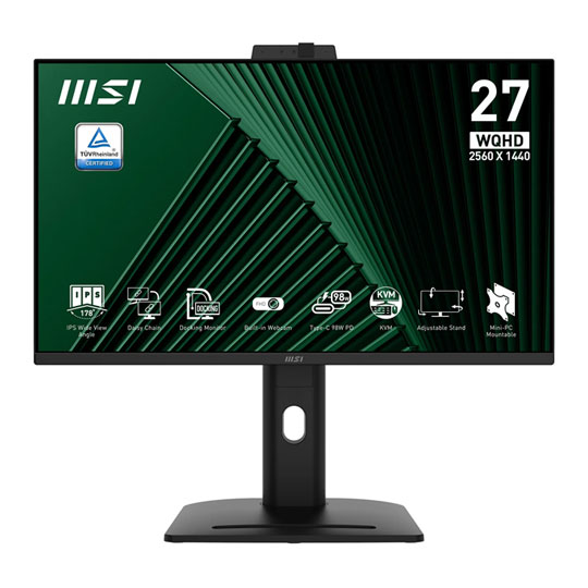 MSI Pro 27" MP275QPDG WQHD 100Hz Adaptive Sync IPS Monitor