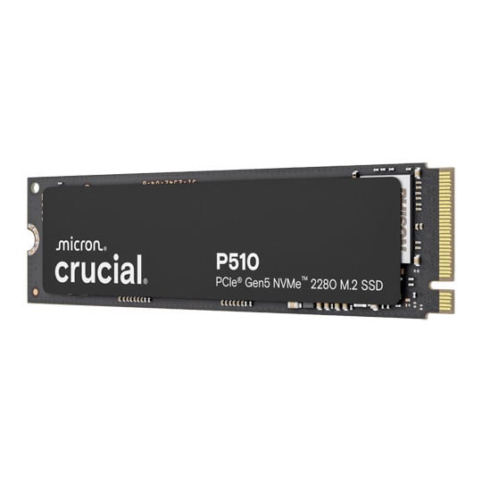 Crucial P510 1TB M.2 (2280) PCIe Gen 5 NVMe SSD LN157768